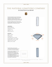 2.66&nbsp;Ct.Tw.Total Carat Weight Tourmaline Pair from Brazil 3 D Scan Report