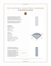2.66&nbsp;Ct.Tw.Total Carat Weight Tourmaline Pair from Brazil 3 D Scan Report