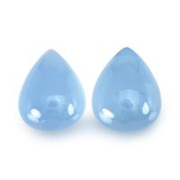 11.67&nbsp;Ct.Tw.Total Carat Weight Cabochon Aquamarine Pair from Brazil Video