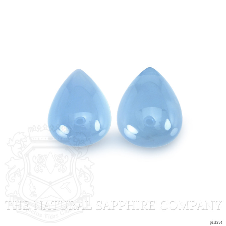 11.67 Ct.Tw. Cabochon Aquamarine Pair from Brazil