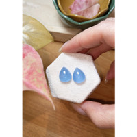 11.67&nbsp;Ct.Tw.Total Carat Weight Cabochon Aquamarine Pair from Brazil Life Style