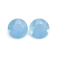4.34 Ct.Tw.Total Carat Weight Aquamarine Pair from Brazil Video
