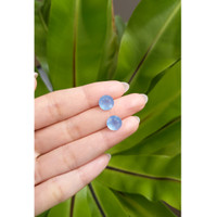4.34 Ct.Tw.Total Carat Weight Aquamarine Pair from Brazil Life Style