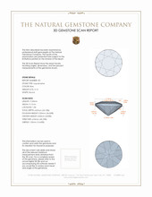4.34 Ct.Tw.Total Carat Weight Aquamarine Pair from Brazil 3 D Scan Report