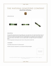 2.76&nbsp;Ct.Tw.Total Carat Weight Tourmaline Pair from Brazil Appraisal