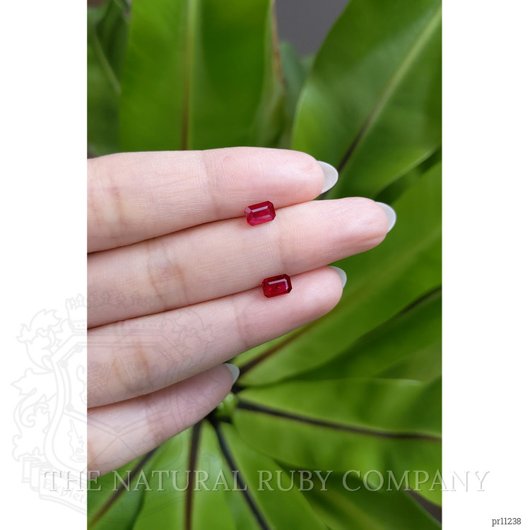 1.38 Ct.Tw. Ruby Pair from Mozambique