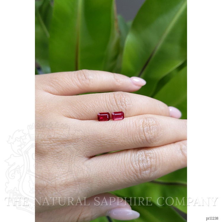 1.38 Ct.Tw. Ruby Pair from Mozambique