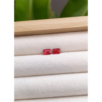 0.94&nbsp;Ct.Tw.Total Carat Weight Ruby Pair from Mozambique Life Style