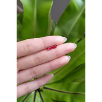 0.94 Ct.Tw.Total Carat Weight Ruby Pair from Mozambique Life Style