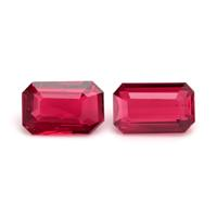 1.12 Ct.Tw.Total Carat Weight Ruby Pair from Mozambique Video