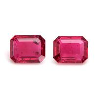 1.51 Ct.Tw.Total Carat Weight Ruby Pair from Mozambique Video