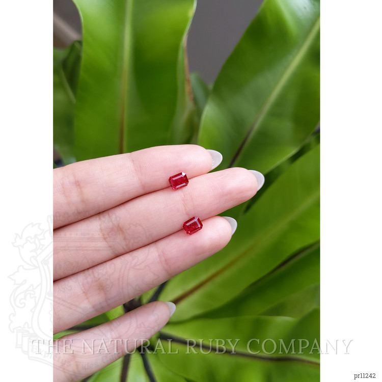 1.51 Ct.Tw. Ruby Pair from Mozambique