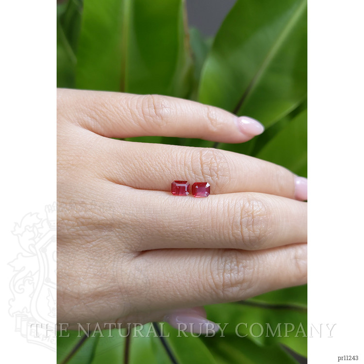 1.04 Ct.Tw. Ruby Pair from Mozambique