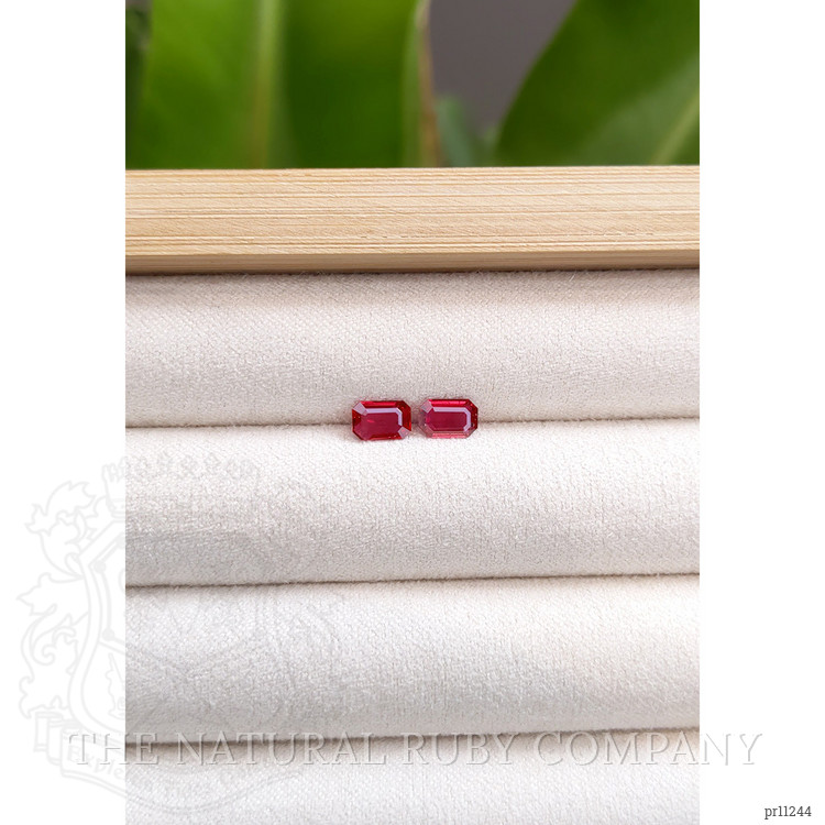 0.98 Ct.Tw. Ruby Pair from Mozambique