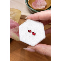 0.95 Ct.Tw.Total Carat Weight Ruby Pair from Mozambique Life Style