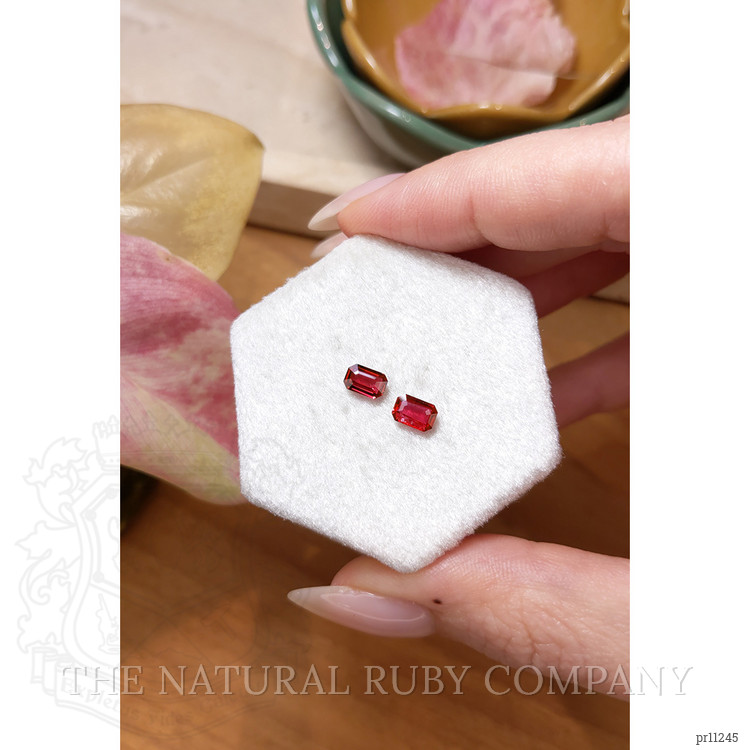 0.95 Ct.Tw. Ruby Pair from Mozambique