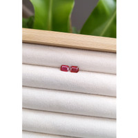 1.15 Ct.Tw.Total Carat Weight Ruby Pair from Mozambique Life Style