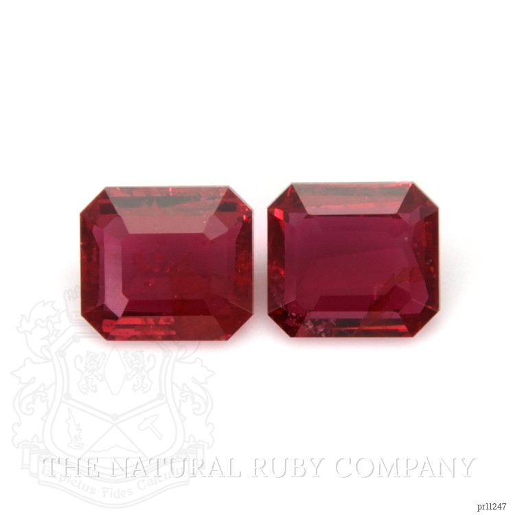 1.32 Ct.Tw. Ruby Pair from Mozambique
