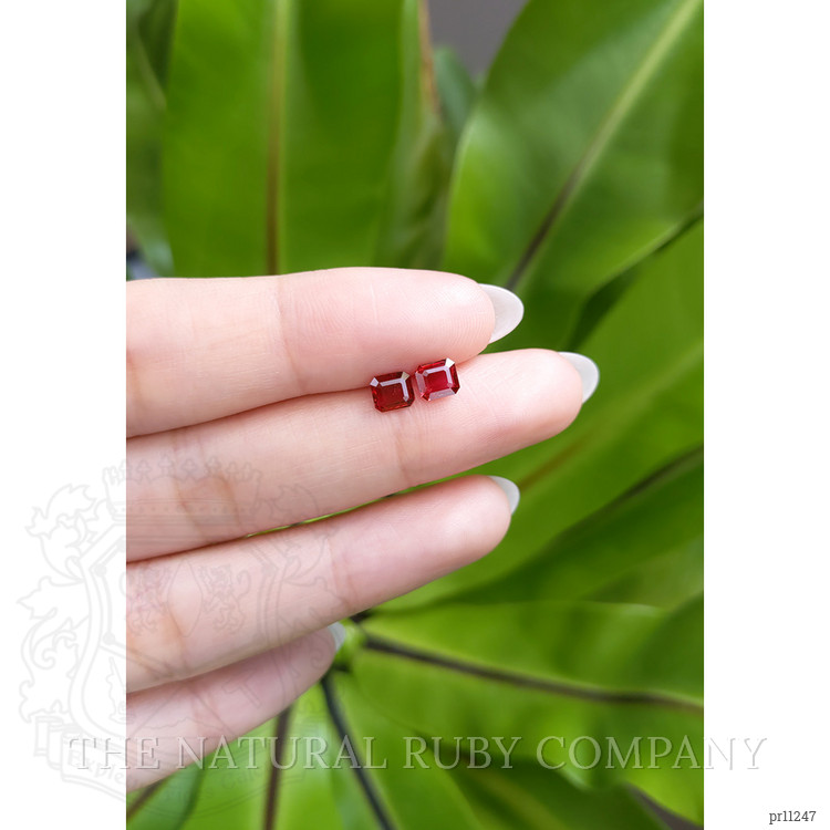 1.32 Ct.Tw. Ruby Pair from Mozambique