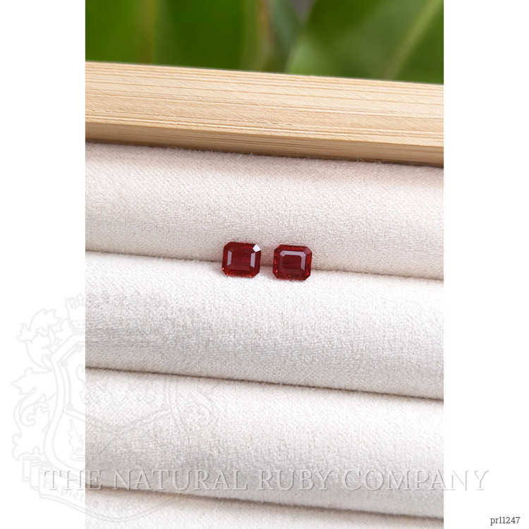 1.32 Ct.Tw. Ruby Pair from Mozambique