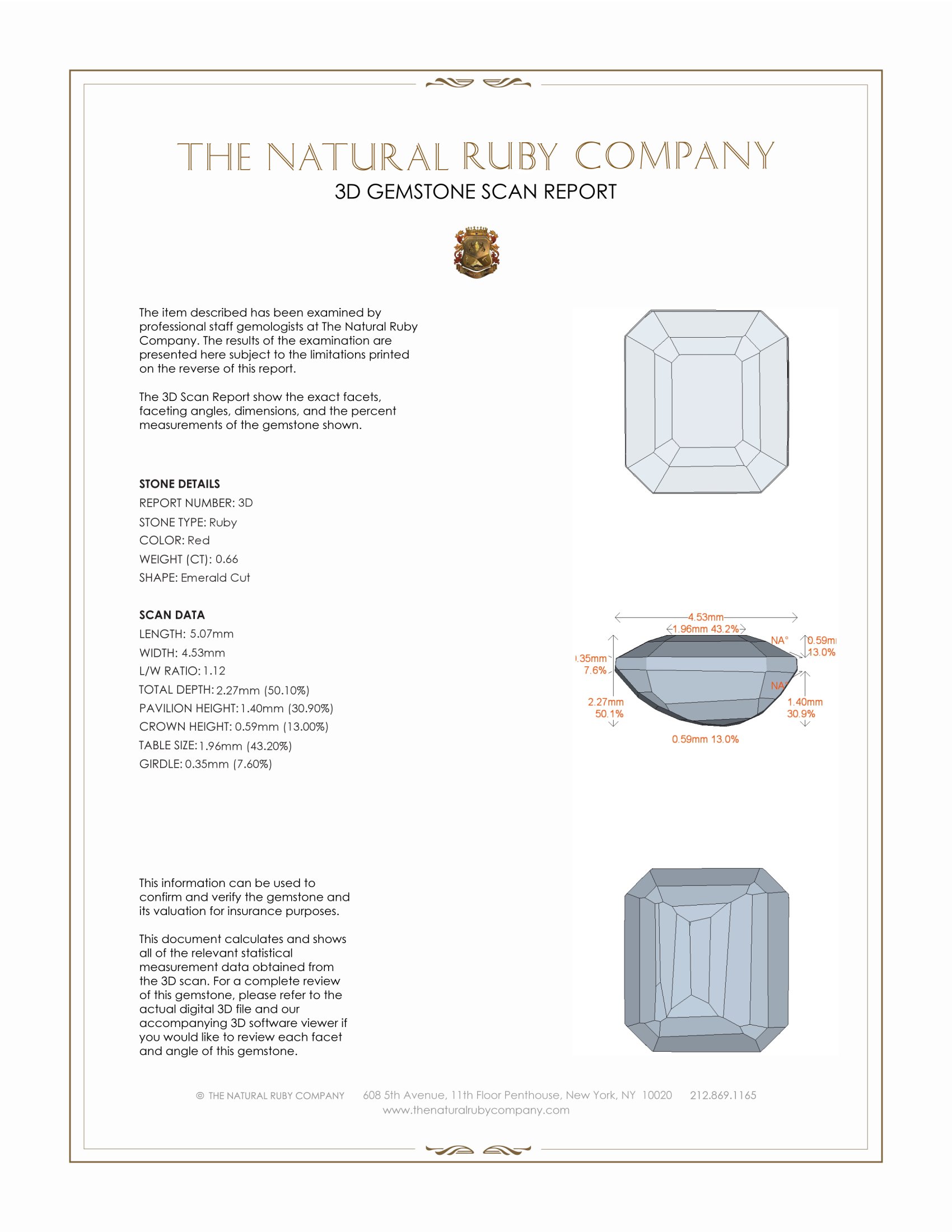 1.32 Ct.Tw. Ruby Pair from Mozambique