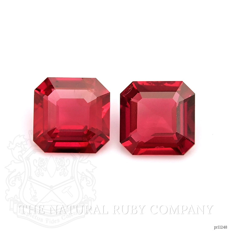 1.07 Ct.Tw. Ruby Pair from Mozambique