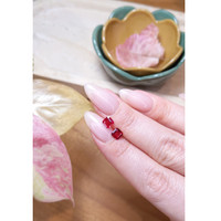 1.07&nbsp;Ct.Tw.Total Carat Weight Ruby Pair from Mozambique Life Style