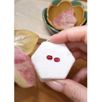 1.31&nbsp;Ct.Tw.Total Carat Weight Ruby Pair from Mozambique Life Style