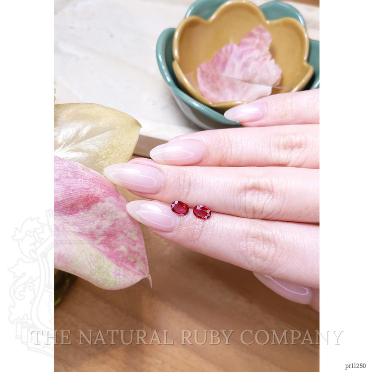 1.31 Ct.Tw. Ruby Pair from Mozambique