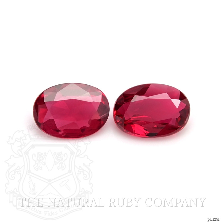 0.90 Ct.Tw. Ruby Pair from Mozambique