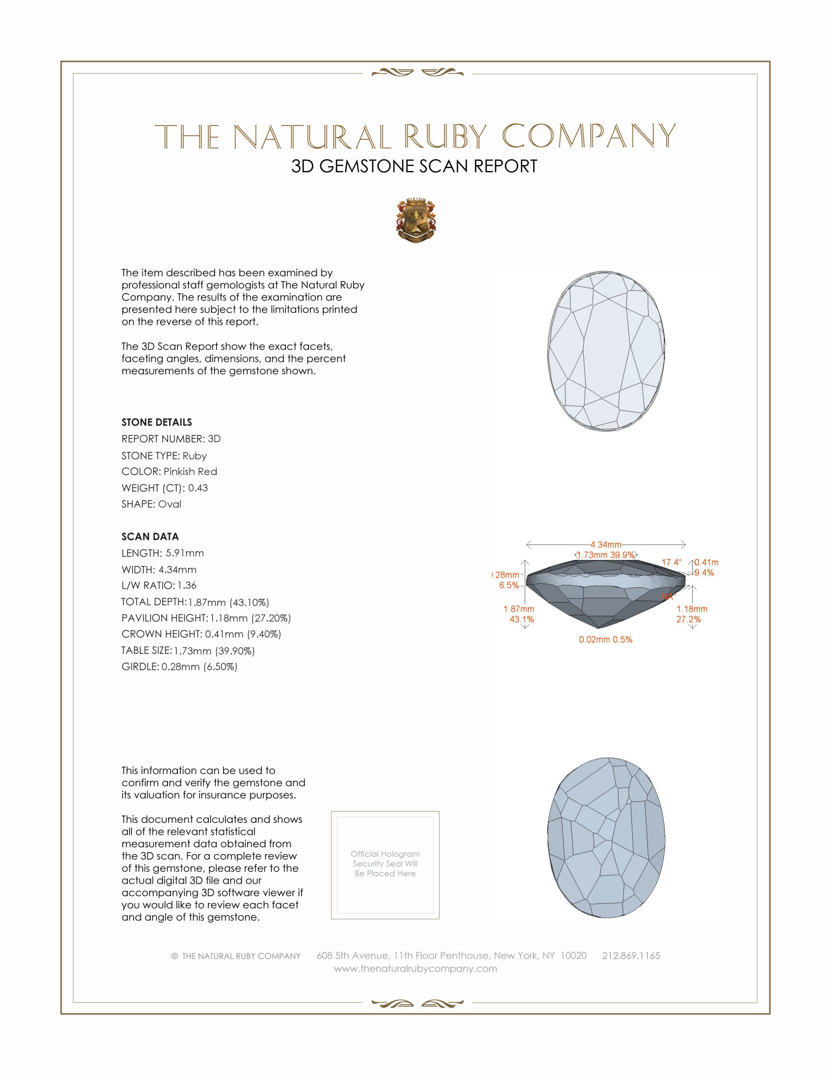 0.90 Ct.Tw. Ruby Pair from Mozambique