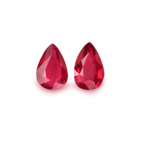 1.07 Ct.Tw.Total Carat Weight Ruby Pair from Mozambique Video