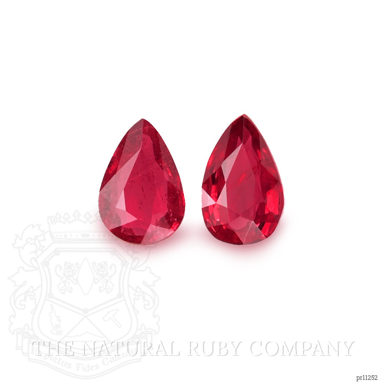 1.07 Ct.Tw. Ruby Pair from Mozambique