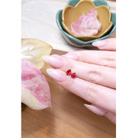 1.07&nbsp;Ct.Tw.Total Carat Weight Ruby Pair from Mozambique Life Style