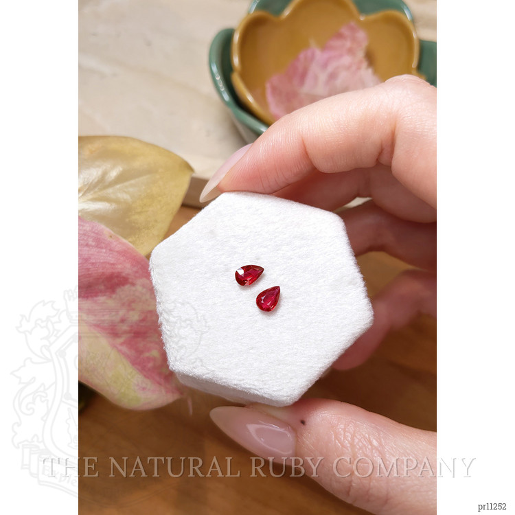 1.07 Ct.Tw. Ruby Pair from Mozambique