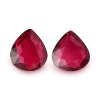 1.12 Ct.Tw.Total Carat Weight Ruby Pair from Mozambique Video
