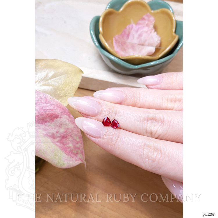 1.12 Ct.Tw. Ruby Pair from Mozambique