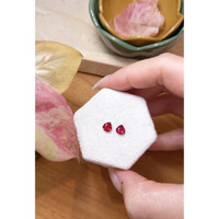 1.12&nbsp;Ct.Tw.Total Carat Weight Ruby Pair from Mozambique Life Style