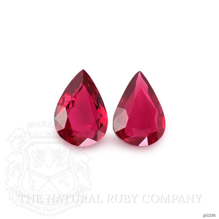 1.18 Ct.Tw. Ruby Pair from Mozambique