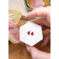 1.18 Ct.Tw.Total Carat Weight Ruby Pair from Mozambique Life Style