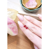 1.18 Ct.Tw.Total Carat Weight Ruby Pair from Mozambique Life Style