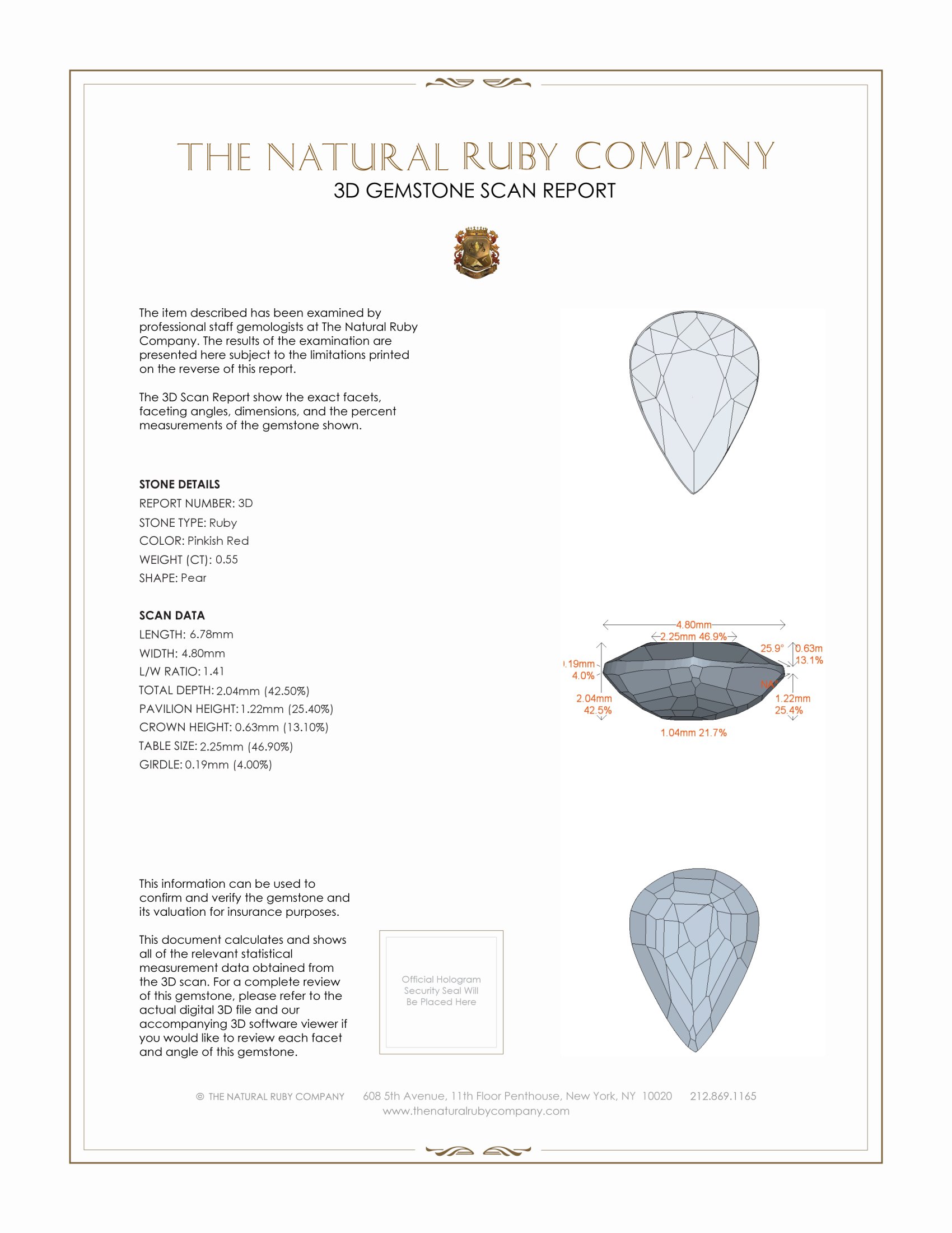 1.18 Ct.Tw. Ruby Pair from Mozambique