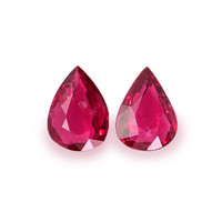1.15 Ct.Tw.Total Carat Weight Ruby Pair from Mozambique Video