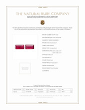 1.16 Ct.Tw.Total Carat Weight Ruby Pair from Mozambique Scan Report