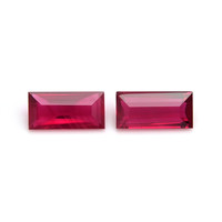 1.16 Ct.Tw.Total Carat Weight Ruby Pair from Mozambique Video