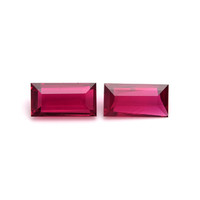 0.88 Ct.Tw.Total Carat Weight Ruby Pair from Mozambique Video