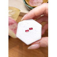 0.81 Ct.Tw.Total Carat Weight Ruby Pair from Mozambique Life Style