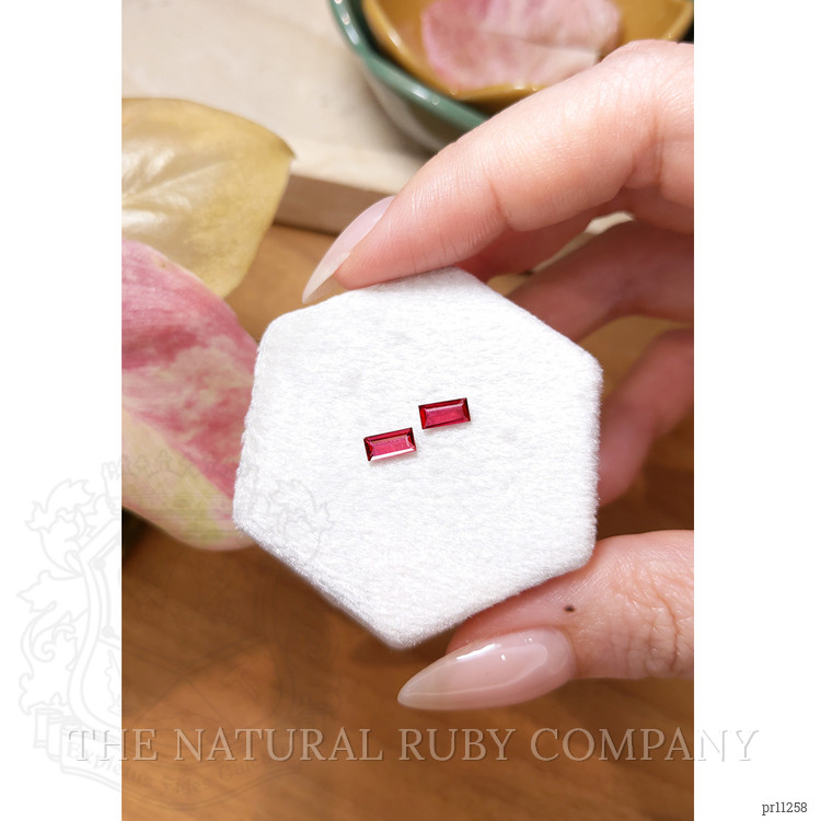 0.81 Ct.Tw. Ruby Pair from Mozambique