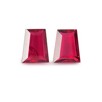 1.07 Ct.Tw.Total Carat Weight Ruby Pair from Mozambique Video