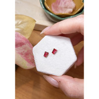 1.07 Ct.Tw.Total Carat Weight Ruby Pair from Mozambique Life Style